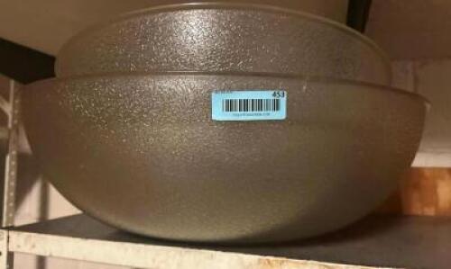 (3) LARGE PLASTIC SALAD BOWLS