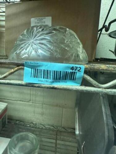 (2) 48" METAL SHELVES