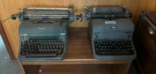 (2) OLYMPIA TYPEWRITERS