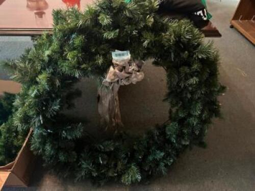 CHRISTMAS WREATH AND GARLAND