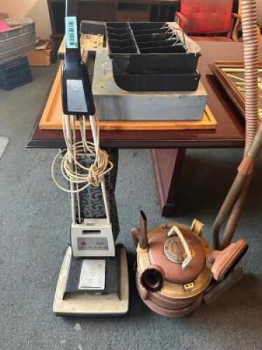 (2) VINTAGE VACUUM CLEANERS.