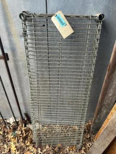 (4) 48" WIRE SHELF INSERTS