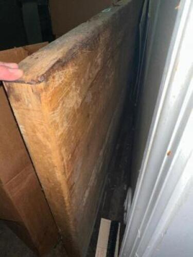 8' X 30" BUTCHER BLOCK TABLE TOP.