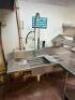 72" X 72" L SHAPED STAINLESS SOIL TABLE W/ RISER AND SPRAY SINK. - 3