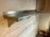 60" X 12" STAINLESS WALL SHELF