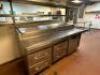 10' PIZZA PREP TABLE W/ RISER SHELF - 7