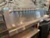 19 GROUP STAINLESS TAP UNIT W/ GLYCOL SYSTEM IN BASEMENT.