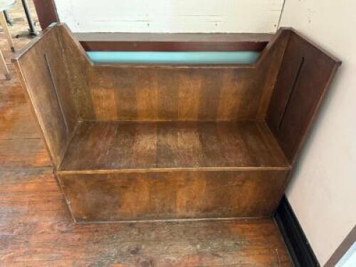 (2) 48" CHURCH PEW BENCH SEATS