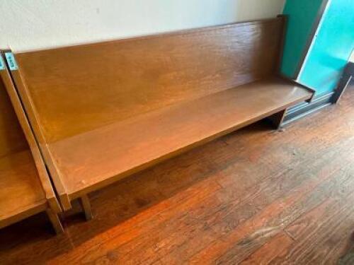 72" CHURCH PEW BENCH SEAT
