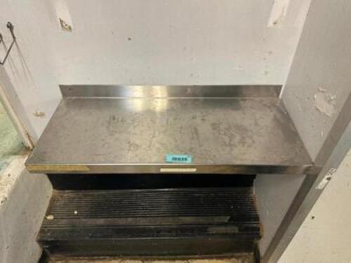 24" X 12" STAINLESS WALL SHELF