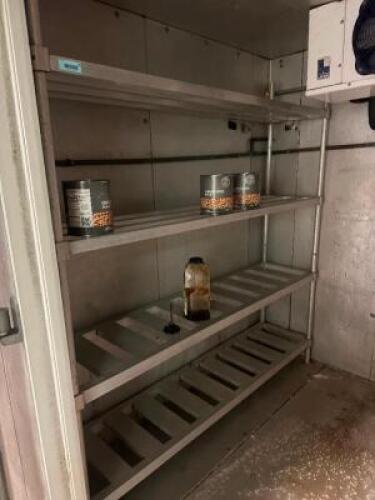 60" X 14" FOUR TIER ALUMINUM RACK