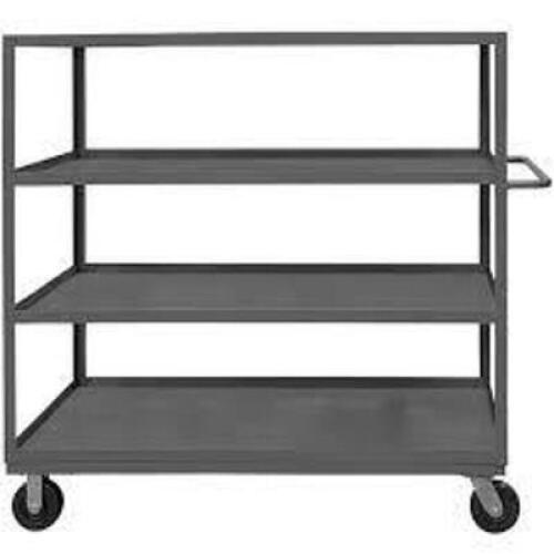 DESCRIPTION: (1) UTILITY CART BRAND/MODEL: DURHAM INFORMATION: 4 SHELVES SIZE: 30" X 48" X 56" RETAIL$: $662.51 EA QTY: 1