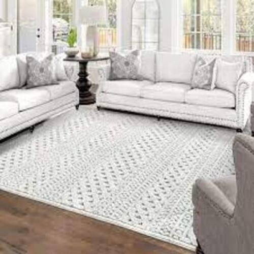 DESCRIPTION: (1) AREA RUG BRAND/MODEL: ORIAN INFORMATION: JESSIE NATURAL SIZE: 62" X 90" RETAIL$: $471.99 EA QTY: 1
