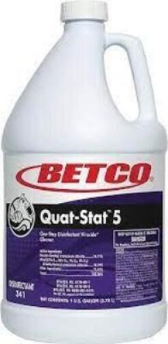 DESCRIPTION: (2) QUAT-STAT 5 BRAND/MODEL: BETCO SIZE: 1 GALLON RETAIL$: $67.49 EA QTY: 2