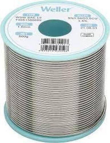 DESCRIPTION: (4) ROLLS OF SOLDER WIRE BRAND/MODEL: WELLER #T0051386699 INFORMATION: ALLOY SIZE: 500G RETAIL$: $118.00 EA QTY: 4