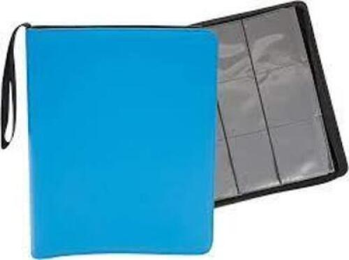 DESCRIPTION: (2) TRADING CARD BINDER, ZIPPER CLOSE INFORMATION: BLUE SIZE: LEATHER RETAIL$: $14.19 EA QTY: 2