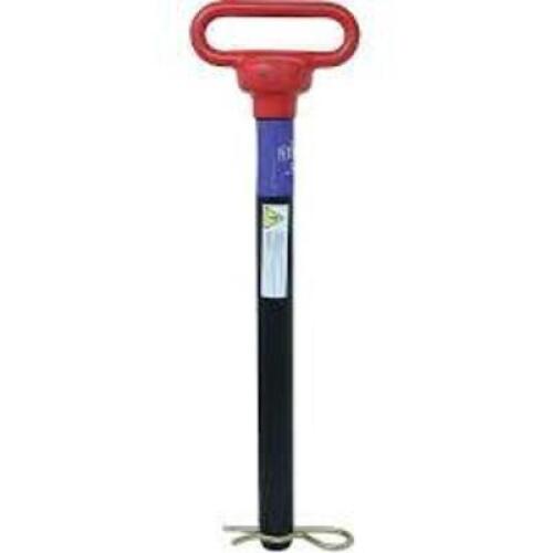 DESCRIPTION: (3) HITCH PINS BRAND/MODEL: A AND I #A-HP111 INFORMATION: RED AND BLACK SIZE: 1" X 12" RETAIL$: $18.03 EA QTY: 3