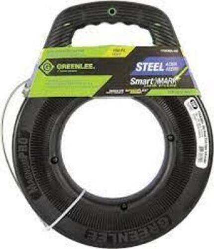 DESCRIPTION: (1) STEEL FISH TAPE BRAND/MODEL: GREENLEE #FTS438DL-150 SIZE: 1/8 WIDE 250 FT LONG RETAIL$: $140.00 EA QTY: 1