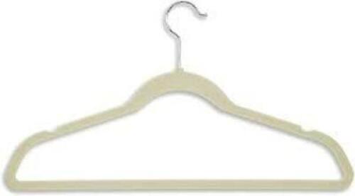 DESCRIPTION: (1) CASE OF (50) VELVET HANGERS BRAND/MODEL: HONEY CAN DO INFORMATION: CREAM COLORED RETAIL$: $50.59 TOTAL QTY: 1