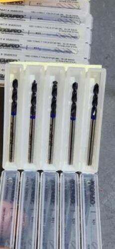 DESCRIPTION: (15) COBALT SCREW MACHINE DRILLS BRAND/MODEL: ACCUPRO 05493333 SIZE: #31 RETAIL$: $11.81 QTY: 15