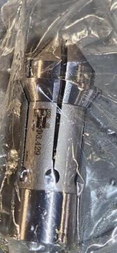DESCRIPTION: (2) GUIDE BUSH COLLET CHUCK BRAND/MODEL: DAIYAC SIZE: 3.429 RETAIL$: $109.62 QTY: 2