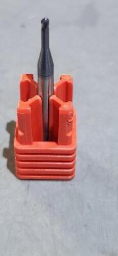 DESCRIPTION: (10) SOLID CARBIDE BALL END MILL BRAND/MODEL: MITGI R03-025-ALTIN SIZE: .0590 D RETAIL$: $35.95 QTY: 10