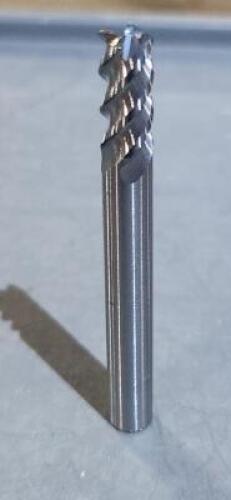 DESCRIPTION: (3) SOLID CARBIDE SQ END MIL BRAND/MODEL: MICRO 100 HMCM-0605=4 SIZE: 6mm DIA 0.50mm RAD RETAIL$: $72.19 QTY: 3
