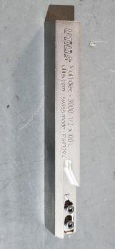 DESCRIPTION: (1) INDEXABLE TURNING TOOLHOLDER BRAND/MODEL: UTILIS MULTIDEC 127412 SIZE: 1/2" X 100 RETAIL$: $111.44 QTY: 1