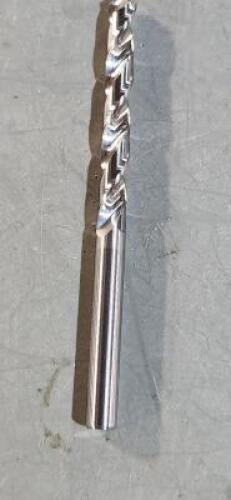 DESCRIPTION: (10) SOLID CARBIDE JOBBER DRILL BITS BRAND/MODEL: HERTEL 79892329 SIZE: 3/16" DIA 118 DEG RETAIL$: $30.79 QTY: 10