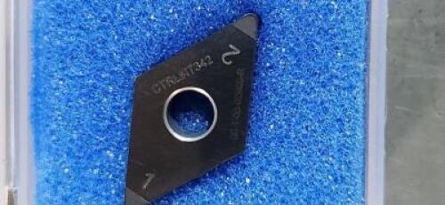 DESCRIPTION: (10) PVD COATED TURNING INSERTS BRAND/MODEL: NORTHAMERICAN TOOL DNGA432 80425MT RETAIL$: $111.84 PER INSERT QTY: 10