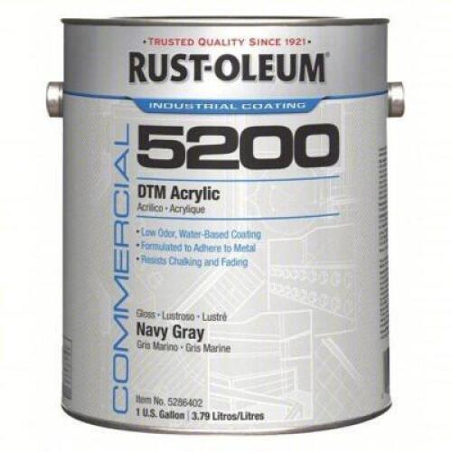 DESCRIPTION: (2) INTERIOR AND EXTERIOR PAINT BRAND/MODEL: RUST-OLEUM #5H894 INFORMATION: NAVY GRAY SIZE: 1 GALLON RETAIL$: $67.43 EA QTY: 2