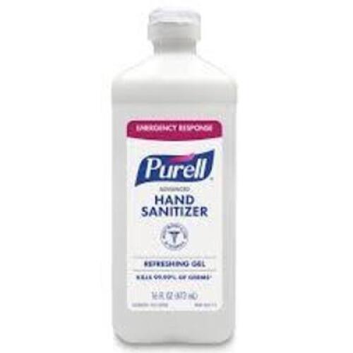 DESCRIPTION: (1) CASES OF (12) PURELL ADVANCED HAND SANITIZER BRAND/MODEL: GOJO #9636-12-S SIZE: 16 OZ BOTTLES RETAIL$: $9.86 PER BOTTLE QTY: 1
