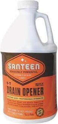 DESCRIPTION: (1) ST DRAIN OPENER BRAND/MODEL: SANTEEN #32UU97 SIZE: 1 GALLON RETAIL$: $40.00 EA QTY: 1