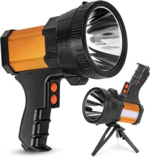 DESCRIPTION: (1) SUPER BRIGHT RECHARGABLE TACTICAL SEARCH LIGHT BRAND/MODEL: VANVALE BOB2RFCNSR RETAIL$: $19.98 QTY: 1