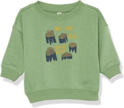 DESCRIPTION: (2) UNISEX BABY FRENCH TERRY CREWNECK BRAND/MODEL: AMAZON ESSENTIALS 196433838201 SIZE: PREEMIE RETAIL$: 11.93 EA QTY: 2