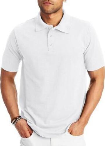 DESCRIPTION: (2) MENS X-TEMP SHORT SLEEVE POLO SHIRTS BRAND/MODEL: HANES O42X0 SIZE: 3XL RETAIL$: $20.00 QTY: 2