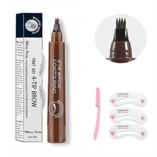 DESCRIPTION: (3) EYEBROW KITS BRAND/MODEL: GENERIC INFORMATION: PICTURED ITEM MAY DIFFER FROM ACTUAL PRODUCT SIZE: 4-TIP, DARK BROWN RETAIL$: $49.98 Q