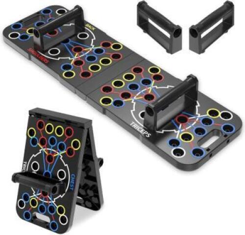 DESCRIPTION: (1) PUSH UP BOARD BRAND/MODEL: THRILL GUY B0C1ZP4WB3 INFORMATION: PICTURED ITEM MAY DIFFER FROM ACTUAL PRODUCT SIZE: 12" L 6"W RETAIL$: $