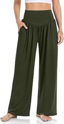 DESCRIPTION: (2) PAIR OF WOMENS LONG, WIDE LEG HIGH WAIST PALAZZO PANT BRAND/MODEL: IMYSTY INFORMATION: PICTURED ITEM MAY DIFFER FROM ACTUAL PRODUCT R