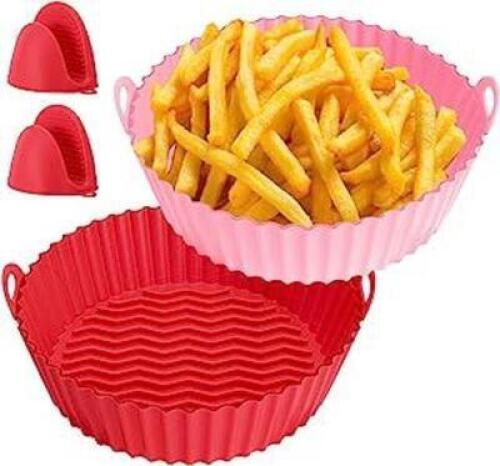 DESCRIPTION: (1) SILICONE AIR FRYER LINER SET BRAND/MODEL: SILICONE WAY INFORMATION: PICTURED ITEM MAY DIFFER FROM ACTUAL PRODUCT RETAIL$: $9.99 QTY: