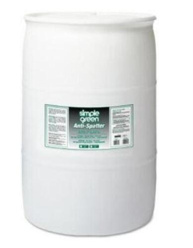 DESCRIPTION: (1) DRUM OF ANTI-SPATTER BRAND/MODEL: SIMPLE GREEN SIZE: 55 GALLON DRUM RETAIL$: $741.19 QTY: 1