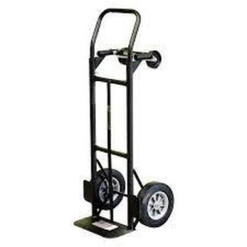 DESCRIPTION: (1) CONVERTIBLE HAND TRUCK BRAND/MODEL: MILWAUKEE INFORMATION: BLACK SIZE: 800 LB CAPACITY RETAIL$: $117.45 EA QTY: 1