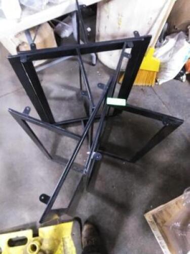 DESCRIPTION: (2) SETS OF (2) MISC TABLE LEGS INFORMATION: BLACK QTY: 2