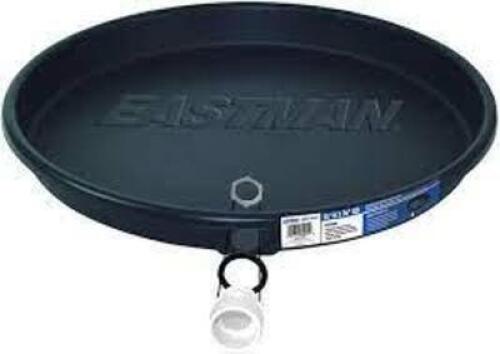 DESCRIPTION: (1) WATER HEATER PAN BRAND/MODEL: EASTMAN #447P19 INFORMATION: BLACK SIZE: 30" X 28" X 2.5" RETAIL$: $21.64 EA QTY: 1