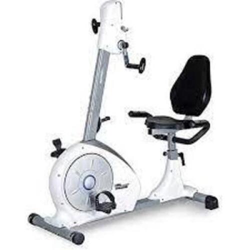 DESCRIPTION: (1) STATIONARY EXERCISE BIKE BRAND/MODEL: VELOCITY INFORMATION: WHITE RETAIL$: $236.30 EA QTY: 1