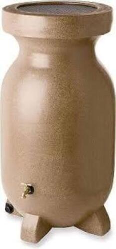 DESCRIPTION: (1) WATER RAIN BARREL BRAND/MODEL: KOOLSCAPES INFORMATION: STONE LOOK SIZE: 55 GAL RETAIL$: $172.49 EA QTY: 1