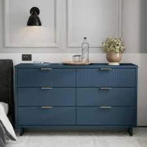 DESCRIPTION: (1) DOUBLE WIDE DRESSER BRAND/MODEL: MANHATTAN COMFORT INFORMATION: MIDNIGHT BLUE SIZE: 31.97" X 55.07" X 17.71" RETAIL$: $570.00 EA QTY: