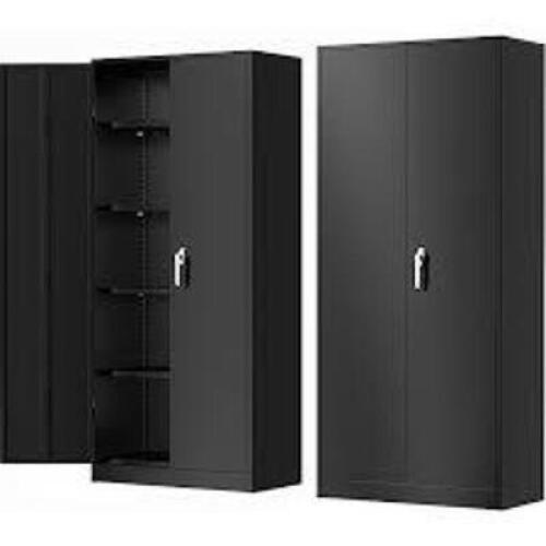 DESCRIPTION: (1) STORAGE CABINET BRAND/MODEL: MANHATTAN COMFORT #H02BN510 INFORMATION: BLACK RETAIL$: $99.99 EA QTY: 1