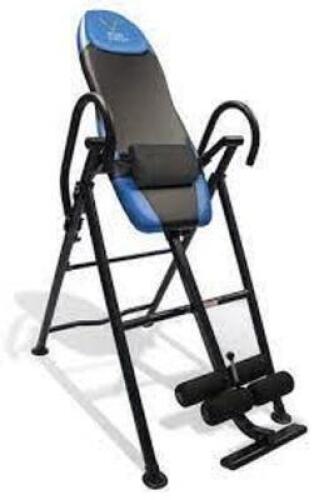 DESCRIPTION: (1) DELUXE INVERSION TABLE BRAND/MODEL: BODY VISION INFORMATION: BLACK RETAIL$: $199.95 EA QTY: 1
