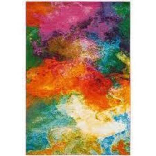 DESCRIPTION: (1) AREA RUG BRAND/MODEL: SAFAVIEH #WTC619D-8 INFORMATION: WATER COLOR, ORANGE / GREE SIZE: 8' X 10' RETAIL$: $247.54 EA QTY: 1